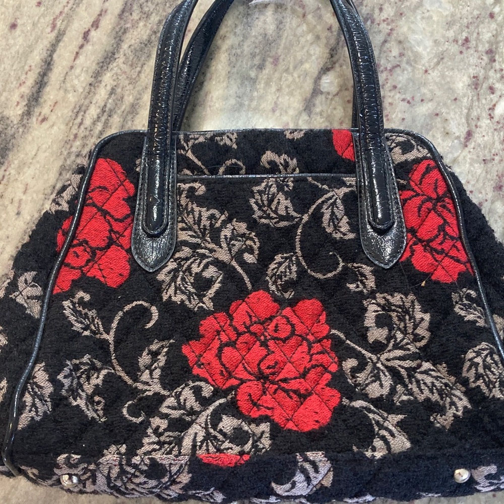 Vera Bradley Limited Edition Black and Red Handbag